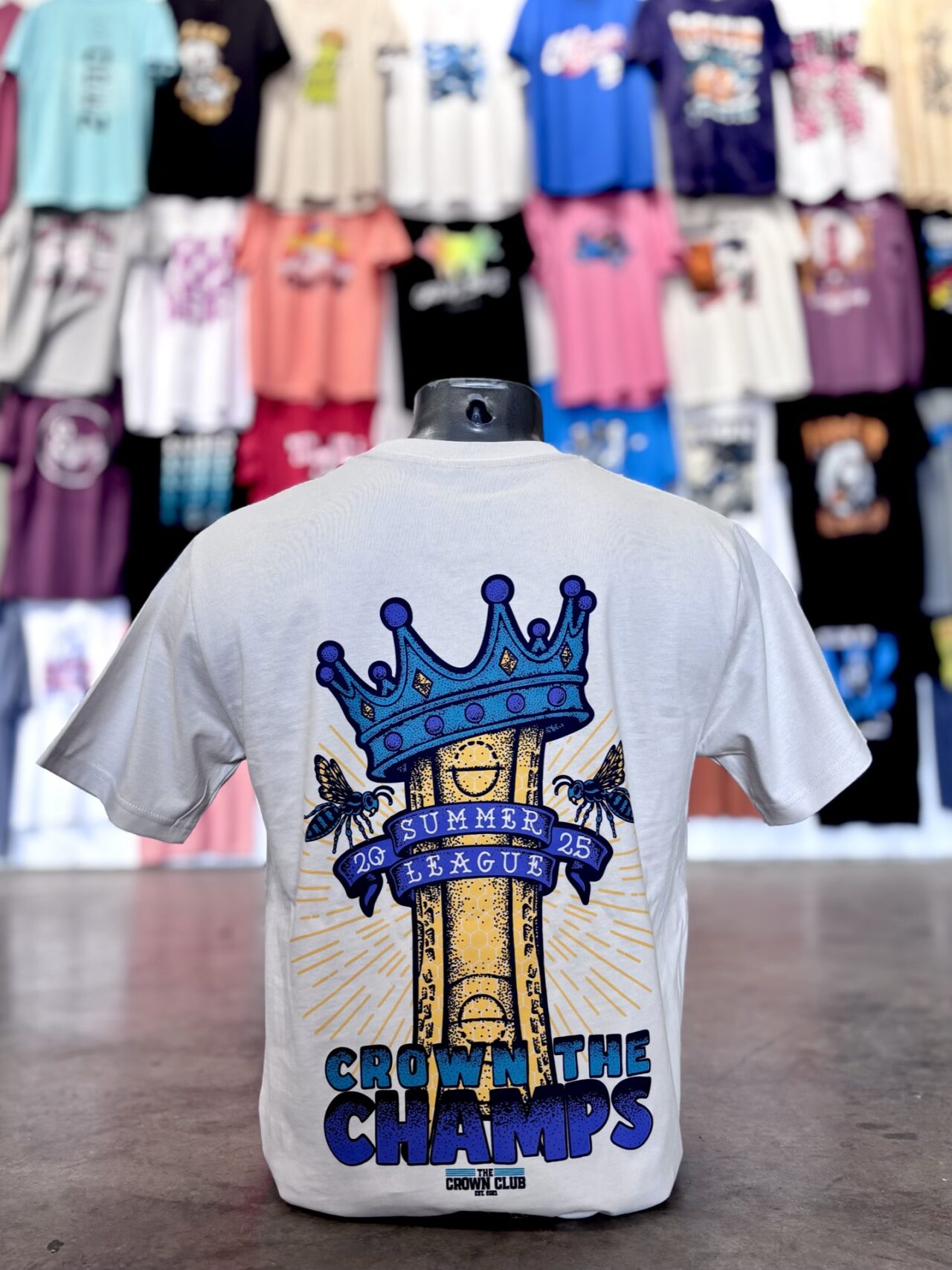 Custom apparel printed by Madcap Printing and Design, Gastonia NC