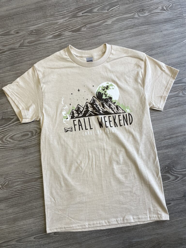 Custom apparel printed by Madcap Printing and Design, Gastonia NC