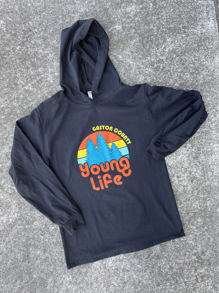 Custom apparel printed by Madcap Printing and Design, Gastonia NC