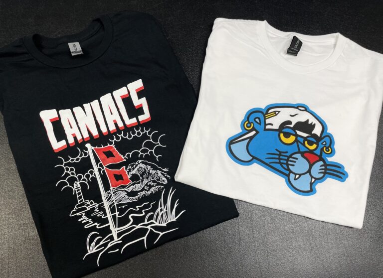 Custom apparel printed by Madcap Printing and Design, Gastonia NC